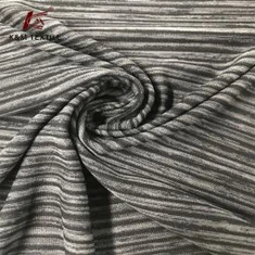 150D LC नरम और गर्म पॉलिएस्टर केशन जर्सी कपड़ा